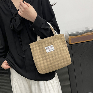 便当包女包妈咪小布包手拎包女手提小包日韩新款帆布包零钱手机袋