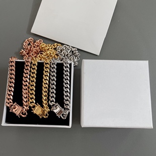 【Lady M】小众古巴设计师男女同款朋克hardwear情侣项链毛衣链