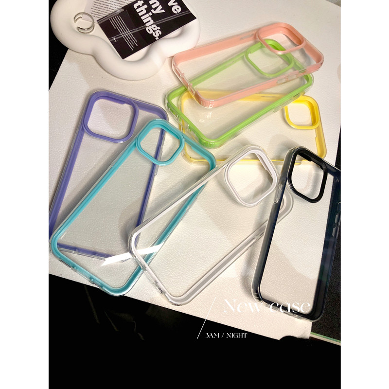 iphone14糖果色边框手机壳