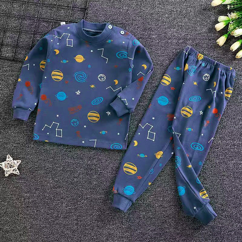 儿童内衣套装中大童纯棉秋衣秋裤宝宝衣服全棉男童女童睡衣秋冬装