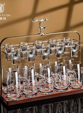 全网热销1万+轻奢水晶白酒杯