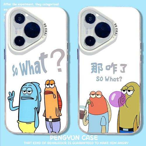 sowhat那咋了路人鱼搞怪手机壳