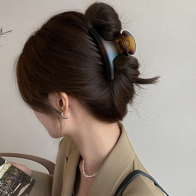 高级感气质发夹小号发量少