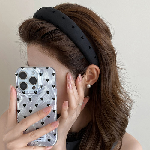 爱心头箍女压发洗脸专用发卡