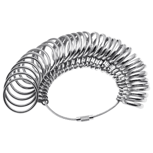 港度戒指圈环测量工具量号器手指指围圈号尺码尺寸大小戒圈试码器