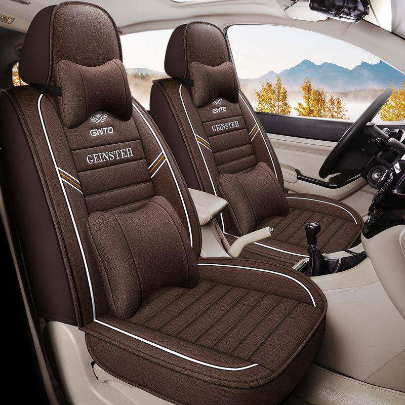 汽车座套风光580/370专用7七座全包坐垫四季通用亚麻布透气坐垫