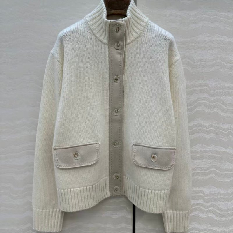 新款进口羊绒重磅克重纱线针织立领单排扣高腰百搭夹克开衫外套女,女装/女士精品,羊绒衫,淘宝优惠券,粉丝福利购,淘宝优惠卷