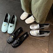 单鞋 SIX SMD378 休闲英伦风乐福鞋 一脚蹬小皮鞋 MADDEN2026春季 女鞋