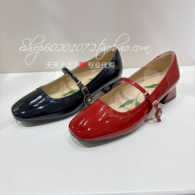 蹀愫2026春季女鞋优雅玛丽珍鞋