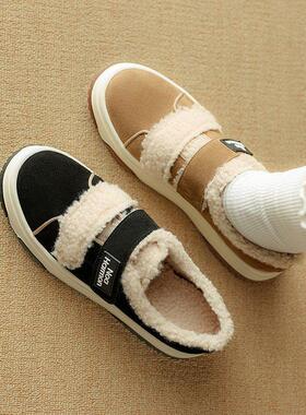 SIX MADDEN2024冬季女鞋软底豆豆鞋乐福鞋加绒毛毛鞋单鞋女SMC396