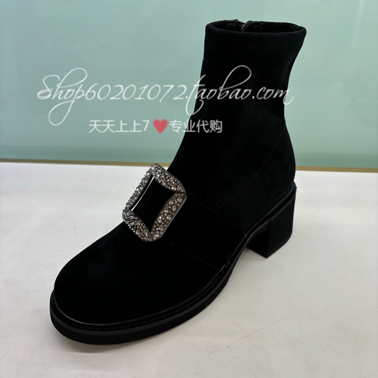 2024冬季弹力靴女靴tigrisso英伦