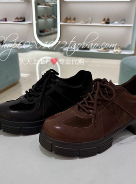 tigrisso/蹀愫2025春新女鞋皮鞋芭蕾德训德比鞋女单鞋 TA65149-50