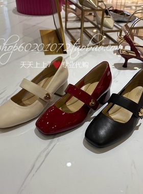 tigrisso蹀愫2025春季女鞋法式玛丽珍鞋气质粗跟女单鞋TA65111-12