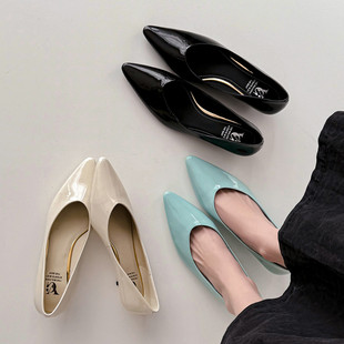 SIX MADDEN2026春季女鞋简约浅口尖头优雅猫跟一脚蹬女单鞋SMD408