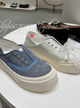 Le saunda莱尔斯丹2025春季女鞋阿甘鞋厚底休闲板鞋小白鞋6M42402