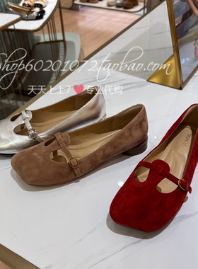 蹀愫2025春季女鞋方头单鞋玛丽珍鞋小皮鞋TA54126-12 TA64126-12