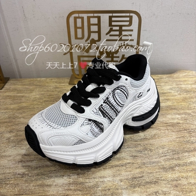 米奥2025春女鞋圆头运动鞋休闲鞋