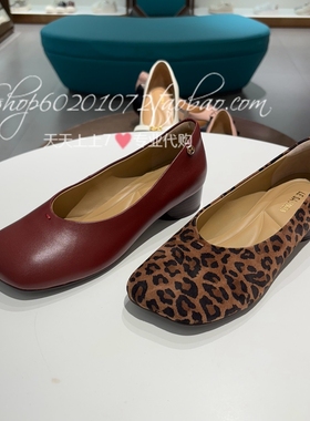 le saunda莱尔斯丹2025秋季女鞋方头超软芭蕾舞平底鞋单鞋6T34501