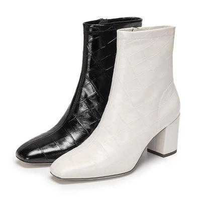 思加图2025冬女靴优雅气质时装靴