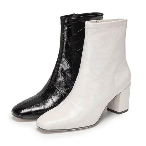 思加图2025冬女靴优雅气质时装靴