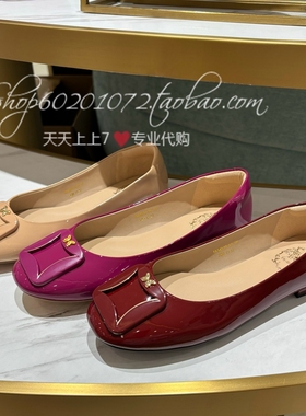 Tigrisso蹀愫2024秋季女鞋简约饰扣平跟方头鞋女单鞋 TA54519-50