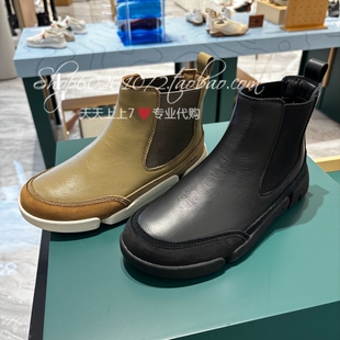 Clarks其乐2026冬季女靴三瓣鞋切尔西靴女短靴 26182044 26182043