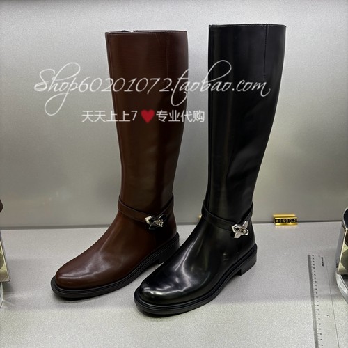 思加图2025冬女靴骑士靴长靴粗跟