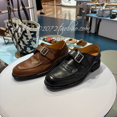 真美诗2026春季小皮鞋平跟乐福鞋