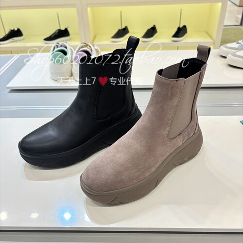 GEOX2025冬季女靴厚底切尔西靴女