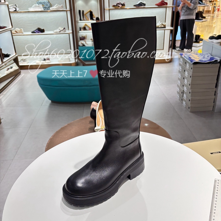 莱尔斯丹2025冬女靴高筒靴骑士靴