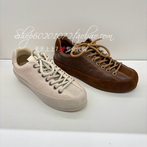 真美诗2025春季女鞋复古板鞋单鞋