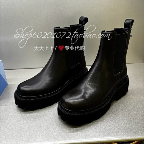 思加图2025冬季女靴英伦风切尔西