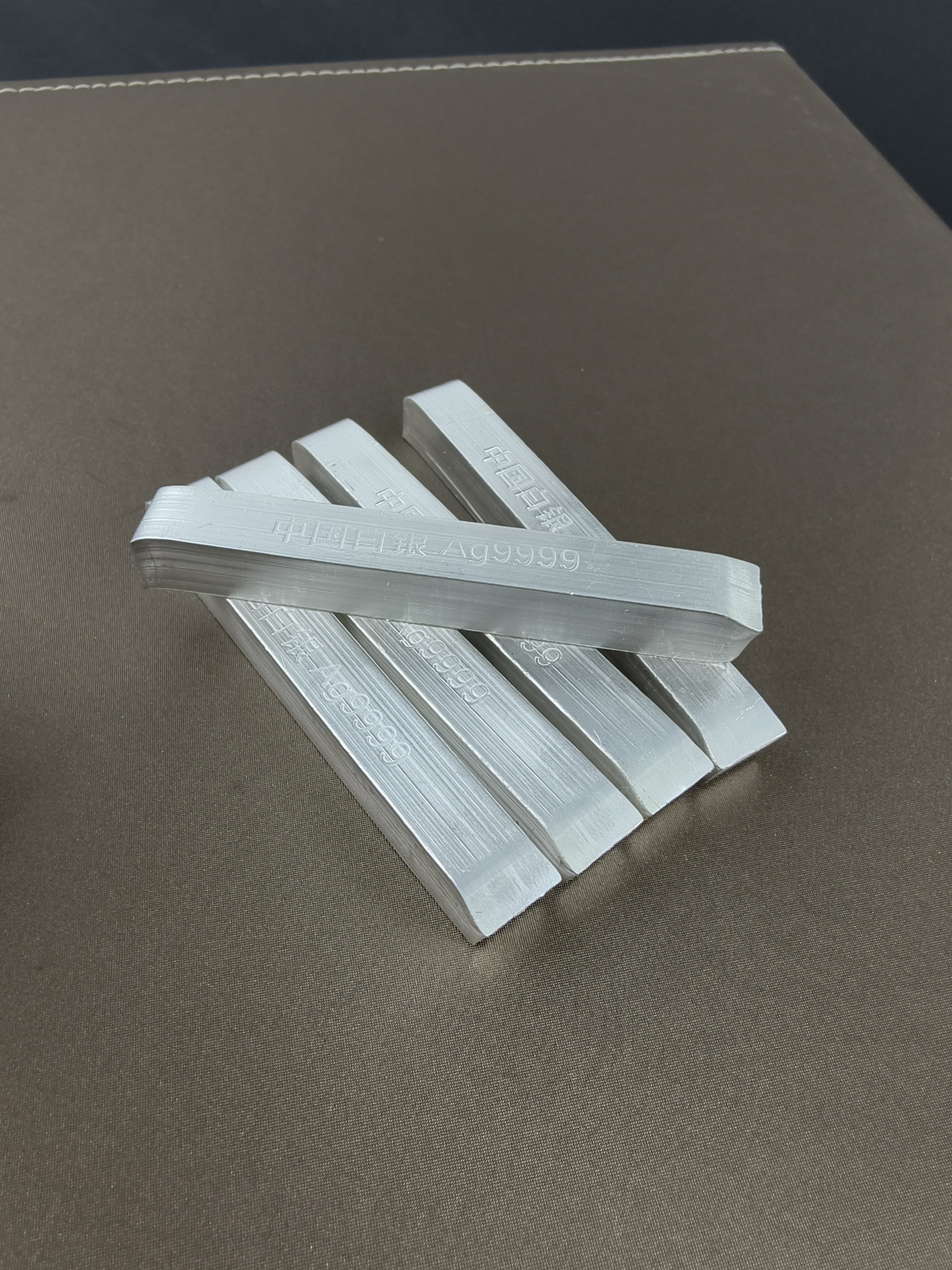 9999纯银银料银条银砖银块银锭白银原料加工银子雪花银投资收藏