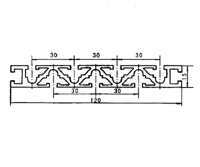型材120瑞林工业铝铝型材L-R15C
