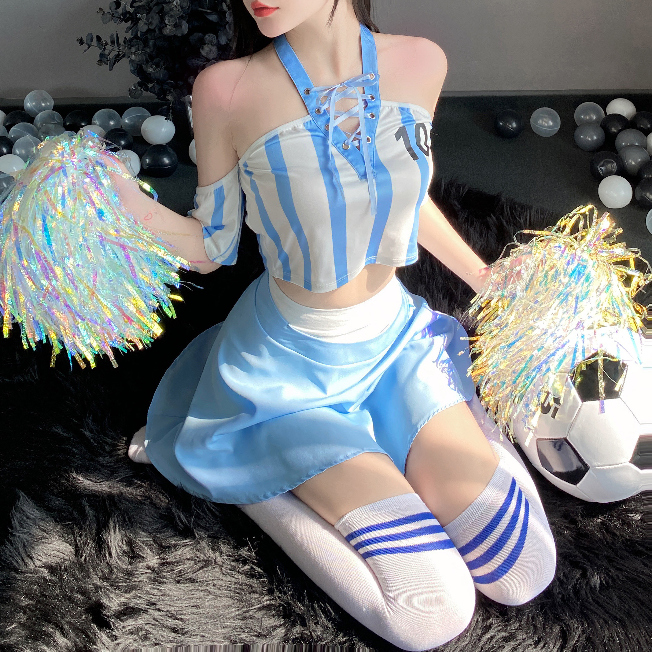 世界杯足球宝贝套装啦啦操服装女性感拉拉队酒吧DS车模制服演出服