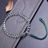 天然白水晶33颗直切珠泰斯比哈礼拜赞珠民族Muslim礼拜念珠手串