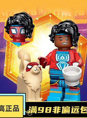 乐高LEGO 抽抽乐人偶漫威蜘蛛侠平行宇宙71050 #6印度蜘蛛 原盒
