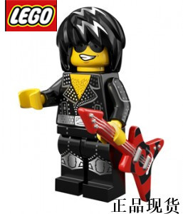 乐高LEGO 抽抽乐第十二季 71007 #12 摇滚吉他手 原封