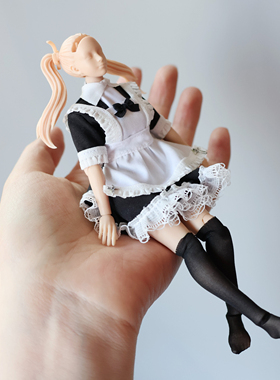 Romankey crazy figure 1/12 女仆装女仆连衣裙12分娃