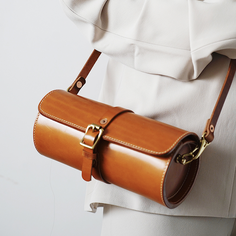 MISKSOLA圆筒包斜挎复古