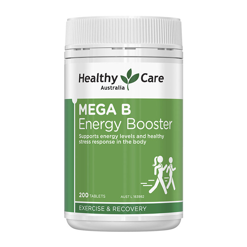 澳洲healthy care复合维生素b胶囊200粒b族舒缓压力助力代谢hc