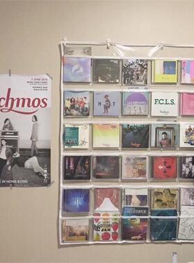 8格16格30格透明CD收纳挂袋识字卡字诘插卡袋A6碟片明信片整理袋