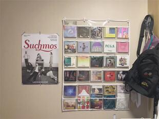 8格16格30格透明CD收纳挂袋识字卡字诘插卡袋A6碟片明信片整理袋