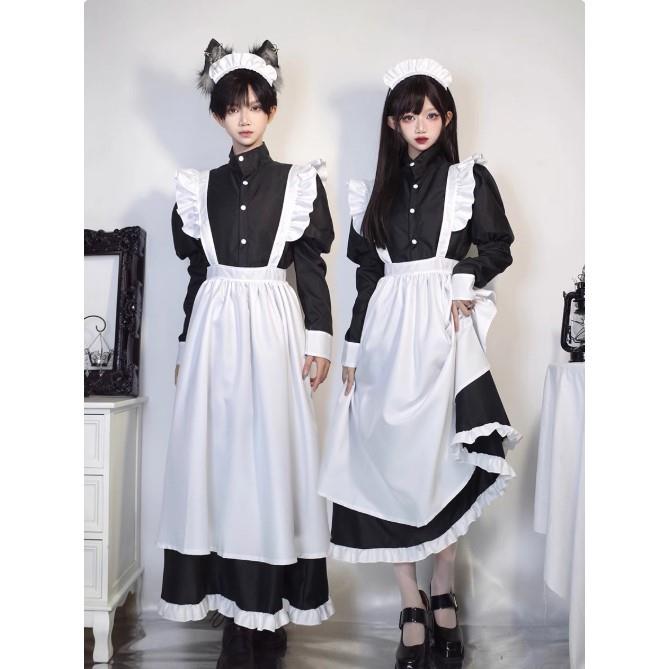 万圣节伪娘Lolita银河约会指南男仆装cos性感女装大佬大码女仆装
