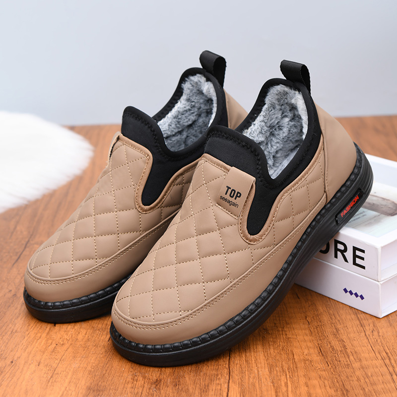 冬季保暖棉鞋加绒软底防滑