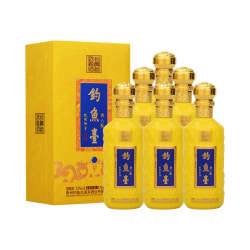 【官方直营】钓鱼台贵人酝酒（金贵）53度500ml*6瓶酱香型白酒