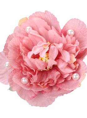 簪花头饰汉服绢花发饰花朵发夹