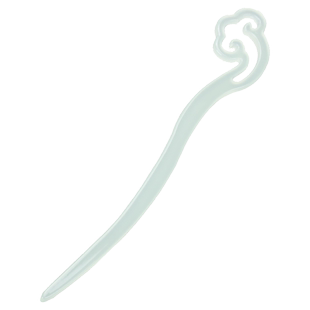 倾妃仿玉质醋酸发簪古风簪子简约现代素雅发钗日常盘发汉服头饰女