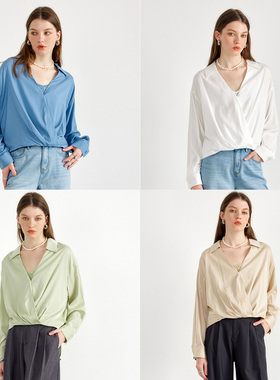 CLMX打破传统 随性廓形爆火Balletcore风 解构假两件蕾丝拧褶衬衫