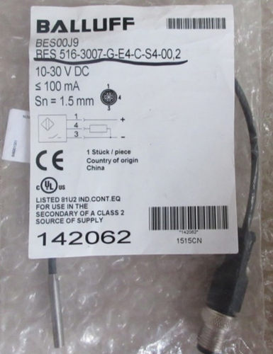 原装BALLUFF巴鲁夫传感器BES00J9 BES 516-3007-G-E4-C-S4-00,2